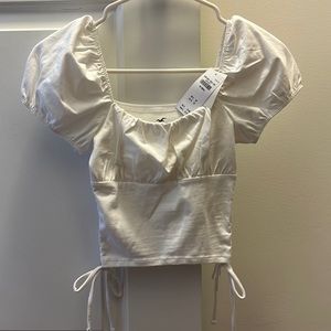 !BRAND NEW! Hollister Cinch Tie Blouse